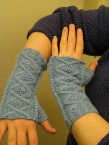 Baby Alpaca Wristers by Jen