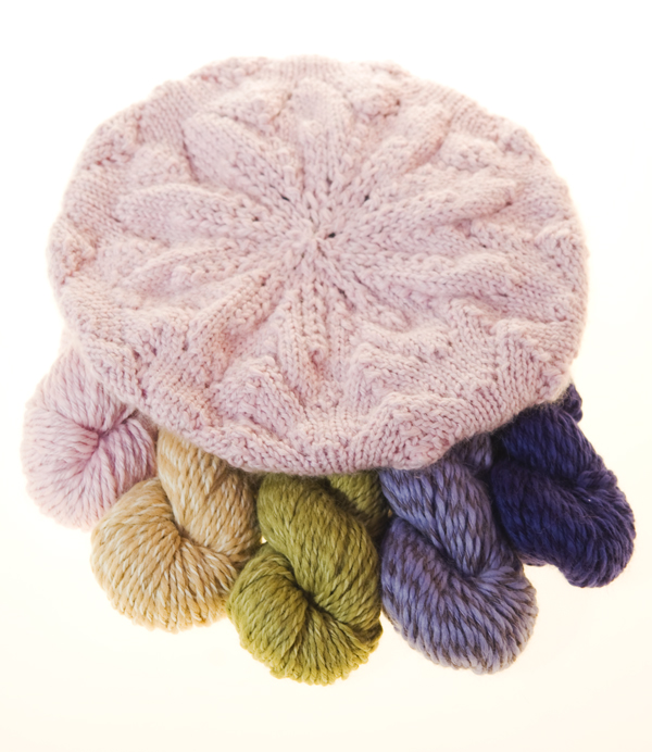 Knit Culture's Beret is made in soft pink color 700