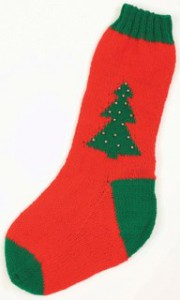 Encore Worsted Christmas Stocking Pattern F167