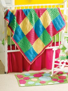 Bright Baby Squares in Encore Chunky