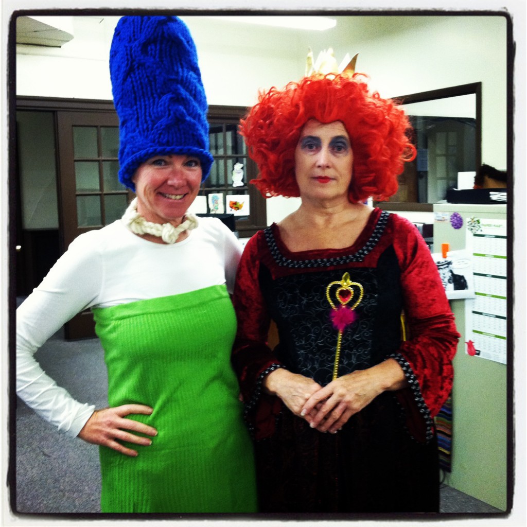 Margesimpson and red queen 2013 halloween