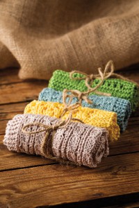 Cleo Simple Washcloths by Lisa Carnahan