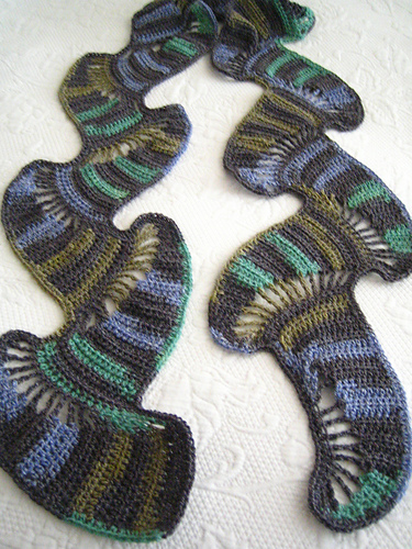 Boteh Scarf- another crochet design!