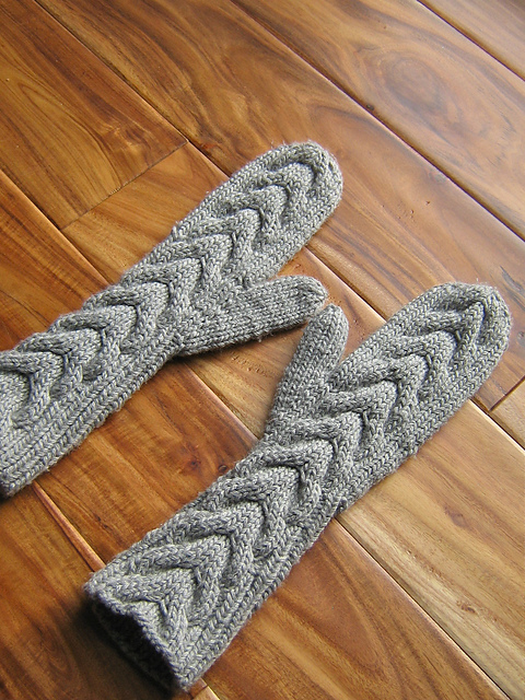 Chunky Merino Mitts