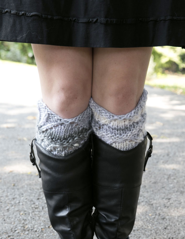 Mushishi Big Boot Toppers- a new yarn + free pattern