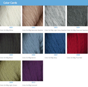 Cielo Yarn Colors