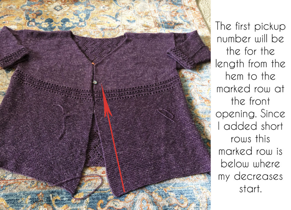 Rose Thrift Knit along Lesson 5