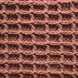 Waffle Stitch swatch